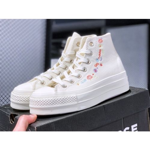 Converse Chuck Taylor All-Star Lift Hi Things To Grow Egret A01586C